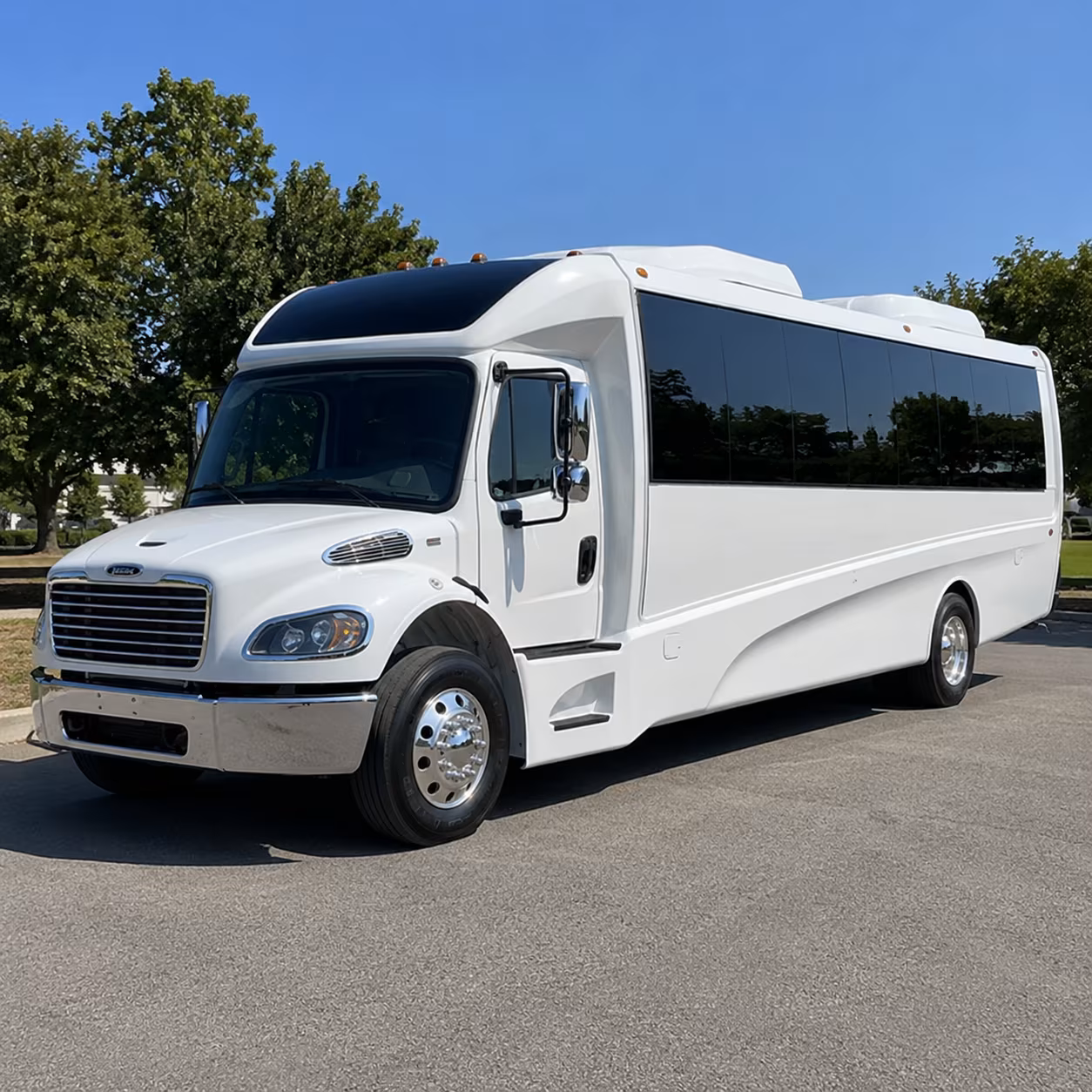 minibuses for pomona convention attendee shuttle loops along the 57 corridor