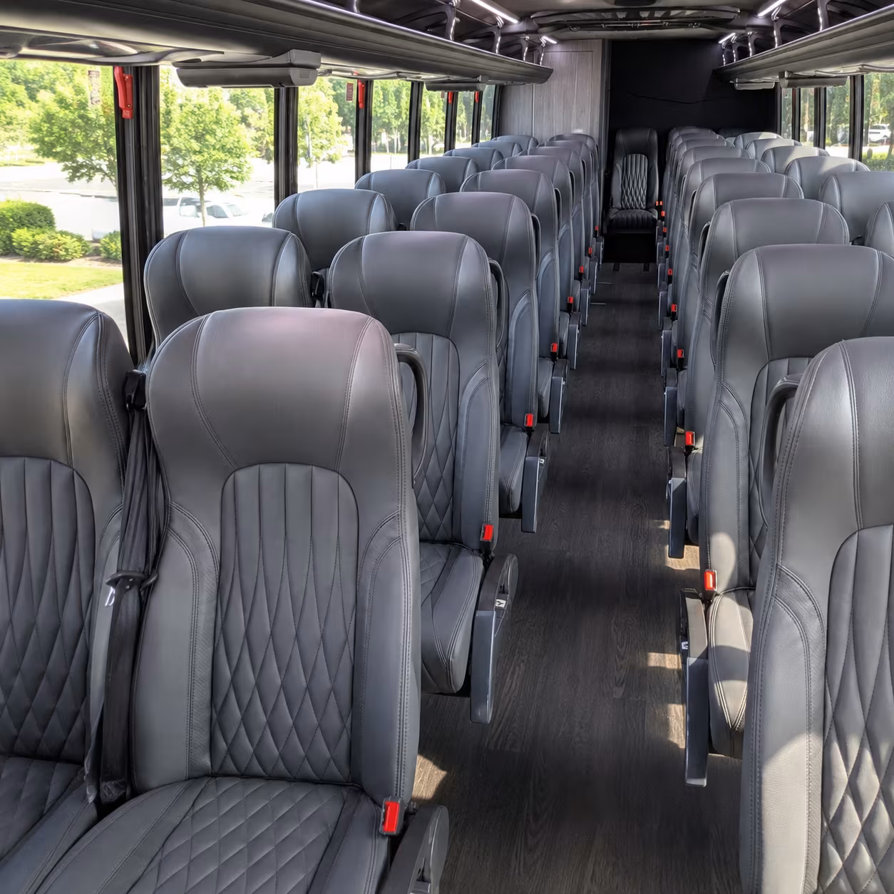 pomona 25 passenger minibus inside