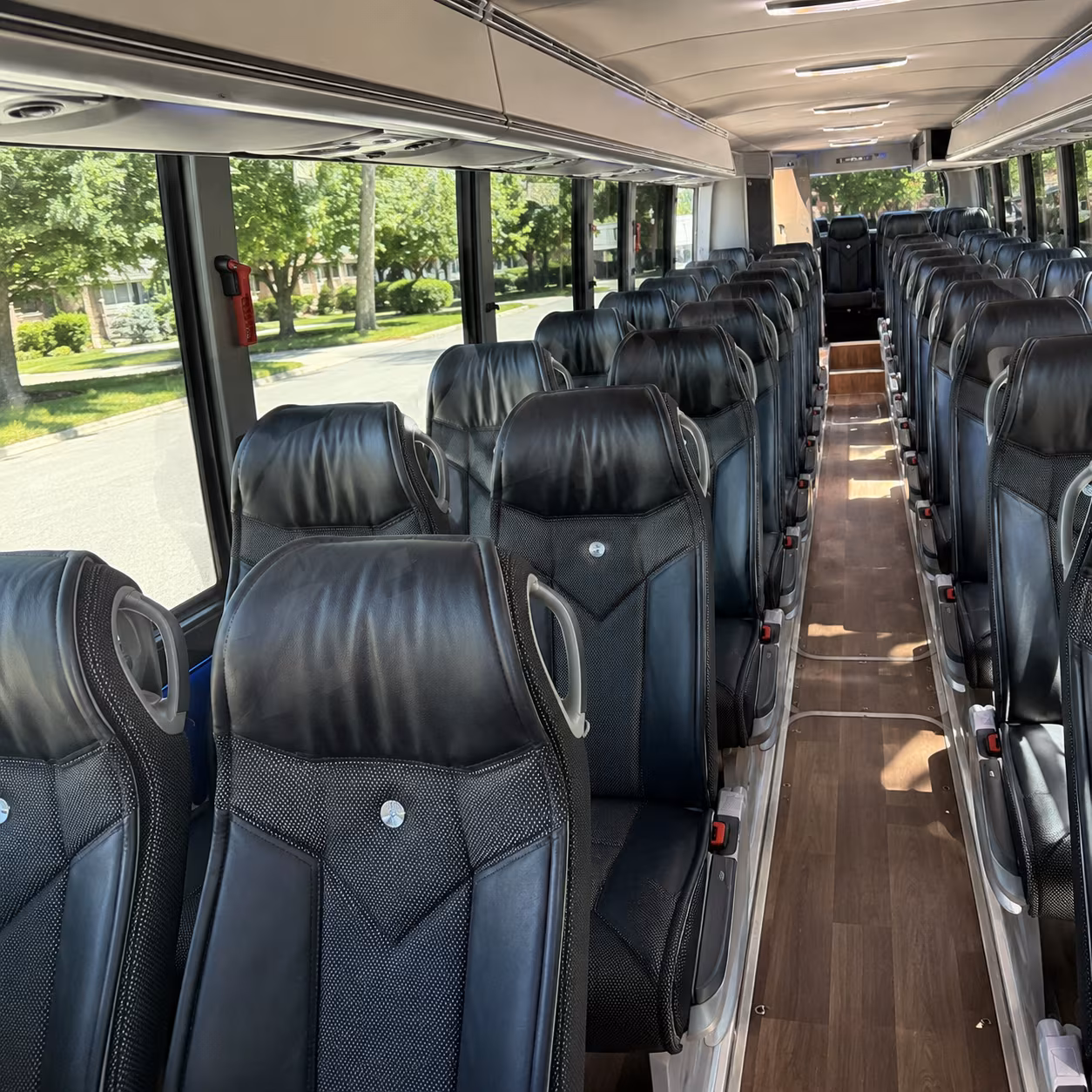 pomona charter bus inside