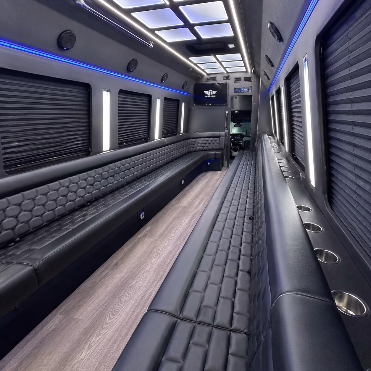 pomona party bus interior