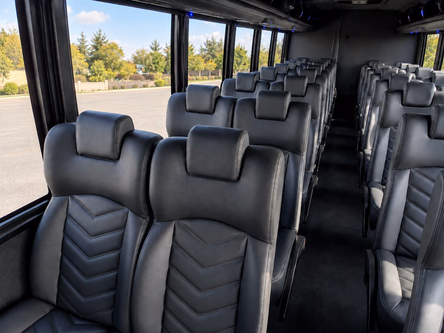 pomona religious group transportation onboard seating